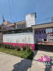 Casa en renta, La Romana, Av. Teotihuacan; Tlalnepantla, Estado de México